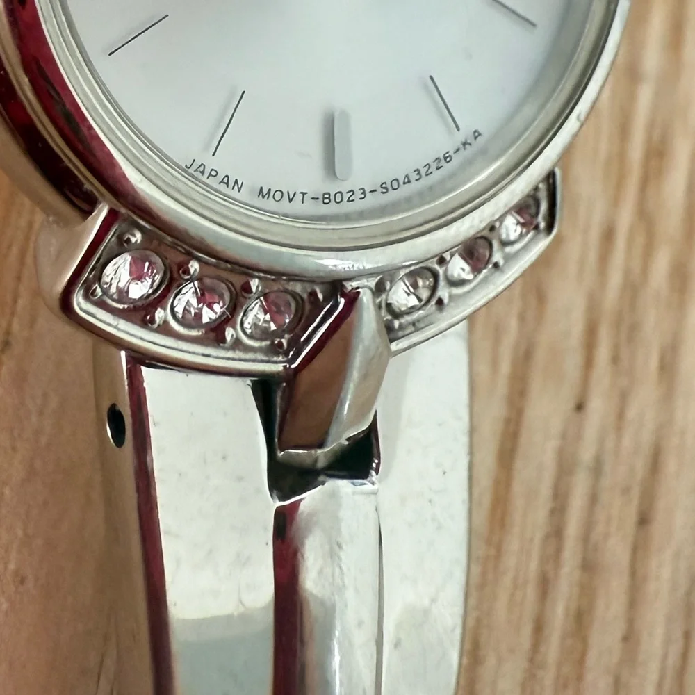 Citizen eco-drive ladies silver tone dress watch